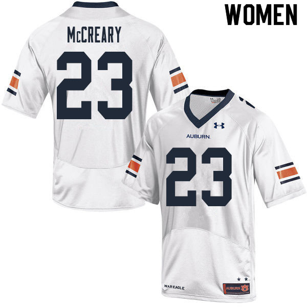 Women's Auburn Tigers #23 Roger McCreary White 2020 College Stitched Football Jersey